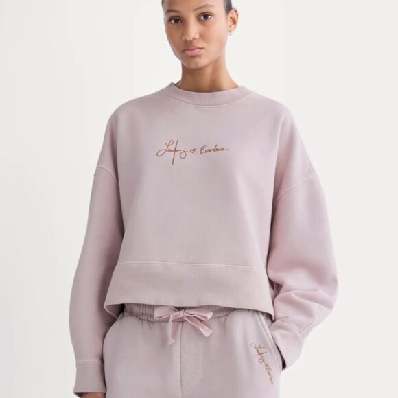 NWT Everlane x The Laufey Foundation Cropped Sweatshirt - Small - Picture 2 of 4